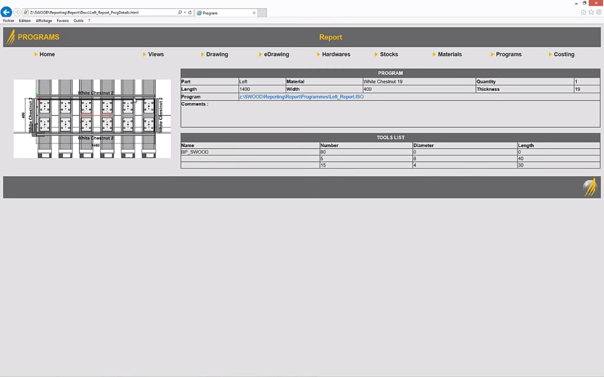 Odoo - Sample 3 for three columns