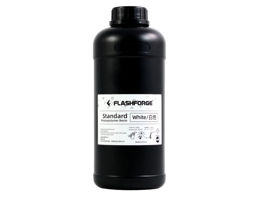 FlashForge Standard Photopolymer Resin White 1KG