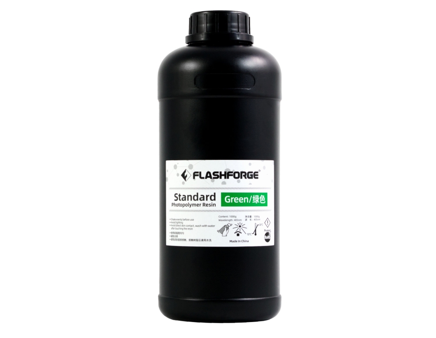 FlashForge Standard Photopolymer Resin Green 1KG